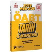 2026 ÖABT MEB AGS Tarih Öğretmenliği 5 Deneme Saydam Yayınları