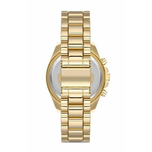 Zarif Ve Şık Özel Tasarım Roma Rakam Detaylı  Metal Bayan Kol Saati (gold)