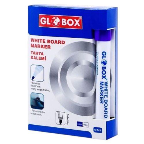 GLOBOX MAVİ TAHTA KALEMİ ( 12 'li KUTU )