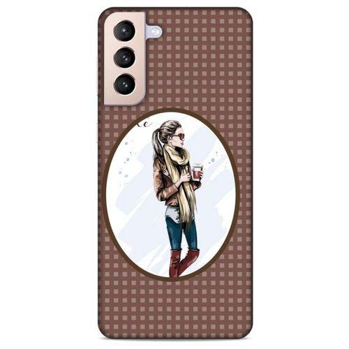 Lopard Samsung Galaxy S21 Plus Uyumlu Kılıf Sokak Modası (55) Koruma Kabı