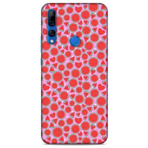 Huawei Y9 Prime 2019 Uyumlu Kılıf Pembe Delisi (30) Silicone Case Karpuz