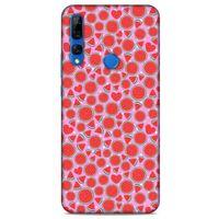 Huawei Y9 Prime 2019 Uyumlu Kılıf Pembe Delisi (30) Silicone Case Karpuz