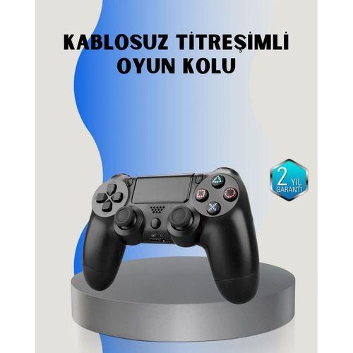 Ps4 Uyumlu Kablosuz Oyun Kolu – Gerçekçi Titreşimli Geri Bildirim