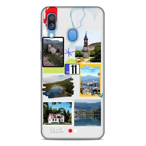 Lopard Samsung Galaxy A40 Uyumlu Kılıf Şehirli ※ (11) Bilecik Tam Koruma