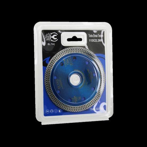 115x22.2 mm Elmas Mermer Kesici Disk İnce Turbo 1.2 mm