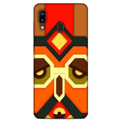 Lopard Samsung Galaxy A20 Uyumlu Kılıf Soyut Sanat (6) Desenli Silikon Kılıf