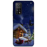 Lopard Xiaomi Mi 10T 5G Uyumlu Kılıf Gece'S (24) Darbe Emici Kılıf Kar Manzara