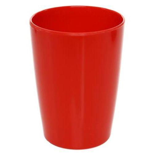 2 Adet Diş Fırçalık Ve  Macun Kabi Kırmızı Melamin 8X8X11Cm 400Ml Banyo Seti