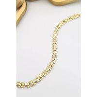 Taşlı Xuping Bileklik - Altın