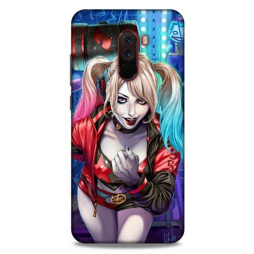 Xiaomi Pocophone F1 Uyumlu Kılıf Harley Quinn (38) Neo Hybrid Kılıf Limoni