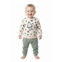 Erkek Çocuk Önü Baskılı Sweatshirt Ve Eşofman Alt Takım BGL-ST05253