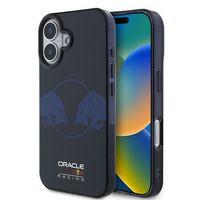 Apple iPhone 16 Kılıf Redbull Orjinal Lisanslı M-safe Şarj Özellikli IML Çift Boğa Baskılı Sert PC  Kapak