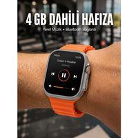 Yeni Nesil 3 Kordonlu Kol Saati 49 Mm Amoled Ekran Akıllı Saat