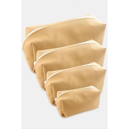 4 Adet El Tutmalı Makyaj Çantası