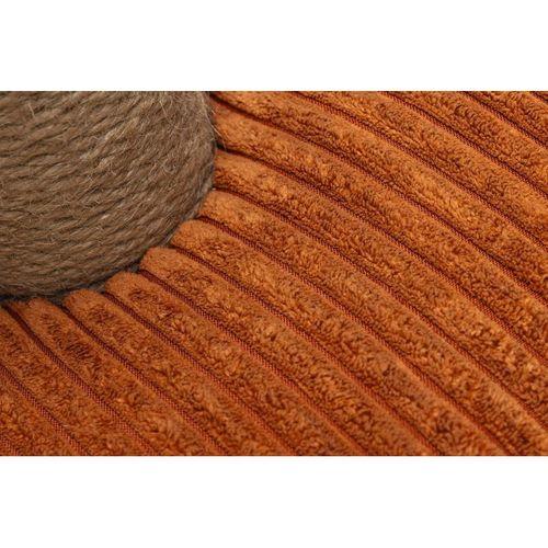Beeztees DBL Kedi Tırmalama ve Oyuncağı, Toprak Rengi, 35x35x50cm