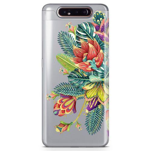 Samsung Galaxy A80 Kılıf Deve Tabanı Arka Kapak Koruma Desenli Full Koruyucu