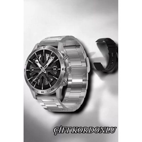 Suya Dayanıklı Dokunmatik Akıllı Saat Bluetooth 5.0, Sesli Asistan Ve Sağlık Takibi