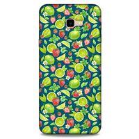 Frutix Çilek Lime  01 Samsung Galaxy J4 Plus Kılıf Desenli Silikon