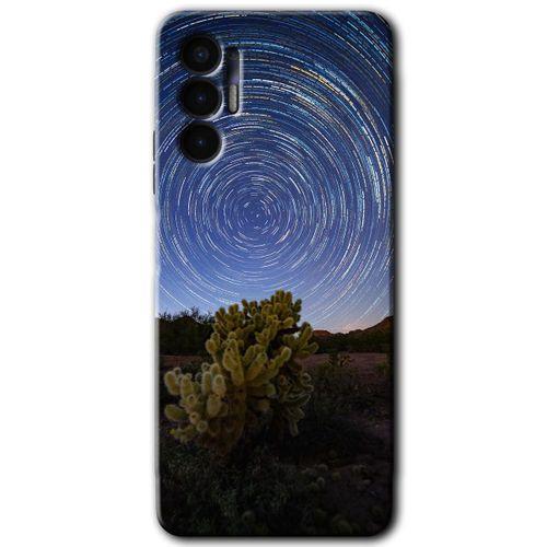 Tecno Spark 8 Pro Kılıf HD Desen Baskılı Arka Kapak - Eclipse Sky