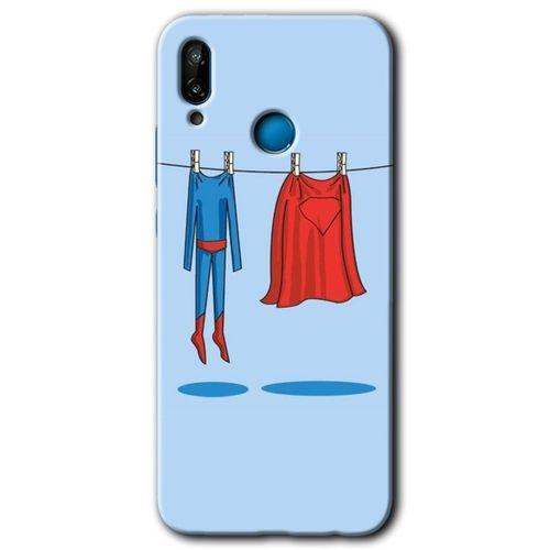Huawei P20 Lite HD Baskılı Kılıf + 9D Tam Ekran Koruyucu - İzin Günü