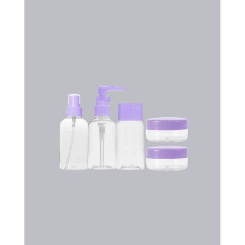 Seyahat Banyo Seti 5 Parça Şeffaf Taşıma Çantalı 30 Ml