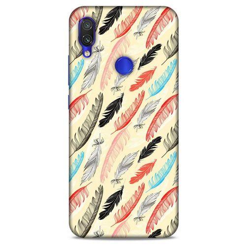 Xiaomi Redmi Note 7 Kılıf Desenli Özel Seri Tüyler (48) Bumper Kılıf