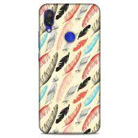 Xiaomi Redmi Note 7 Kılıf Desenli Özel Seri Tüyler (48) Bumper Kılıf