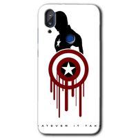 Potkal Hediye Fabrikası Vestel E5 Kılıf HD Desen Baskılı Arka Kapak - Captain Amerika