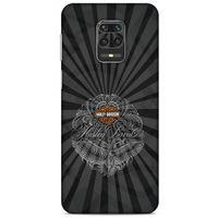 Xiaomi Redmi Note 9 Pro Uyumlu Kılıf Motorsiklet (40) Fit Silikon Kılıf Harley