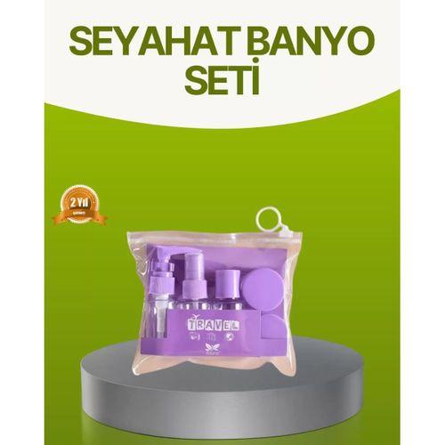 Seyahat Banyo Seti 5 Parça Şeffaf Taşıma Çantalı 30 Ml