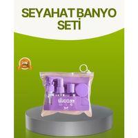 Seyahat Banyo Seti 5 Parça Şeffaf Taşıma Çantalı 30 Ml