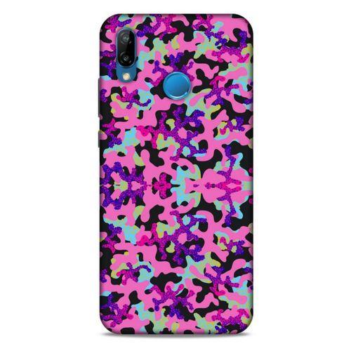 Huawei P20 Lite Uyumlu Kılıf Pembe Delisi (34) Slim Armor Kılıf Kamuflaj
