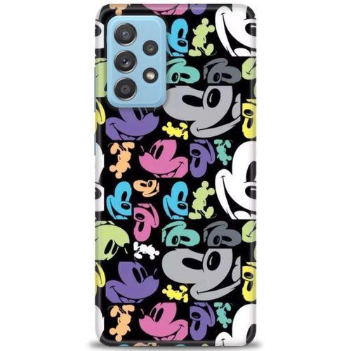 Samsung Galaxy A52 Kılıf HD Baskılı Kılıf - Renkli Mouse + Tam Ekran Koruyucu