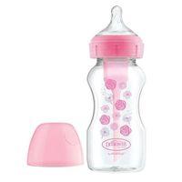 Çocuk PP Geniş Ağız Options Biberon 270 ml Pembe