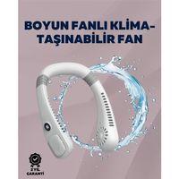 Kişisel Klima Fanı | 360° Dairesel Hava Akışı, Bladeless Tasarım, 5 Rüzgar Hızı, Taşınabilir Ve Sessiz