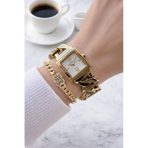 Essence Sedef Kadran 2 Yıl Garantili 3 Atm Suya Dayanıklı Kadın Kol Saat+Bileklik 1224.120