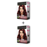 2X2 Tüp Krem Saç Boyası Seti Amazon Kızılı No:55.46