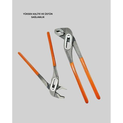 Ayarlanabilir Kurbağacık Pense Boru Anahtarı Çelik Malzeme