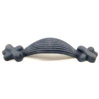 Antika Tarz Dekoratif Pirinç Örgü Mobilya Kulbu - 22x120 Mm, Oksit