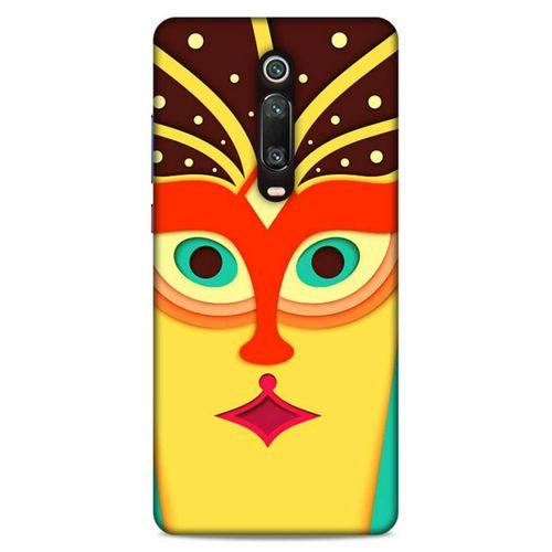 Lopard Xiaomi Mi 9T Uyumlu Kılıf Soyut Sanat (1) Baskılı Kılıfı