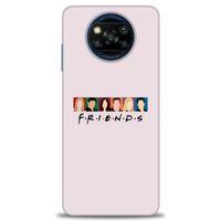 Xiaomi Poco X3 Pro Kılıf HD Baskılı Kılıf - Renkli Friends + Tam Ekran Koruyucu