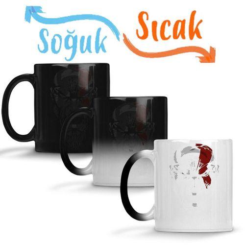 God Of War Kratos Sihirli Kupa Bardak Porselen
