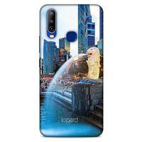 General Mobile GM 10 Kılıf Dünya Mimarisi (47) Crystal Flex Kılıf Merlion Singapur
