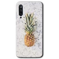 Potkal Hediye Fabrikası Xiaomi Mi 9 SE Kılıf HD Desen Baskılı Arka Kapak - Ananas