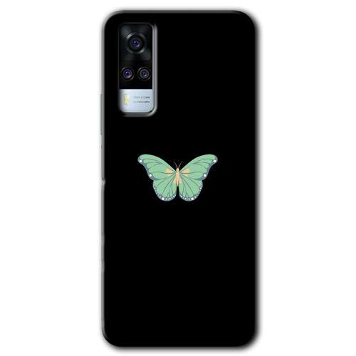 Vivo Y51 Kılıf HD Desen Baskılı Arka Kapak - Butterfly Tree