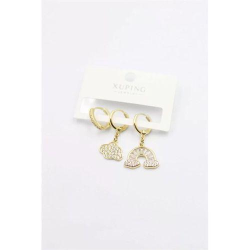 3'lü  Xuping Küpe - Altın