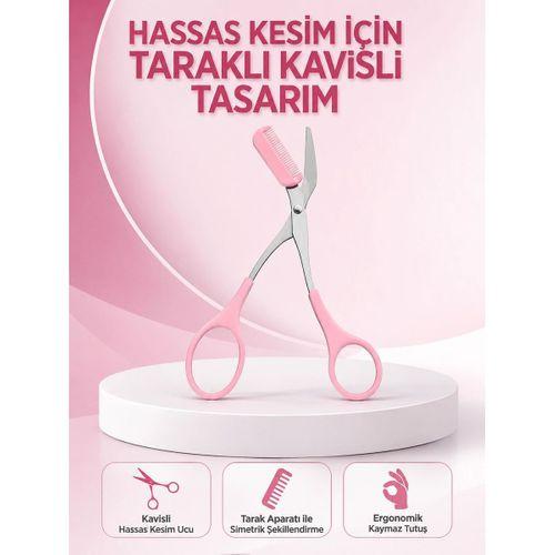 Kaş, Kirpik Ve Tırnak Çevresi Temizliği İçin Çok Fonksiyonlu Makas Yeni Nesil