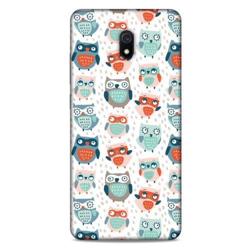 Baykuşlar (16) Desenli Silikon Kapak Telefon Kabı Xiaomi Redmi 8A Kılıf
