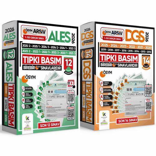2026 DGS-ALES Tıpkı Basım Ösym Çıkmış Soru Deneme Paketi 26lI (12+14) Dijital Çözümlü