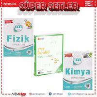 Palme TYT Fizik ve Kimya Üç Dört Beş TYT Biyoloji Soru Bankası 3 Kitap Set